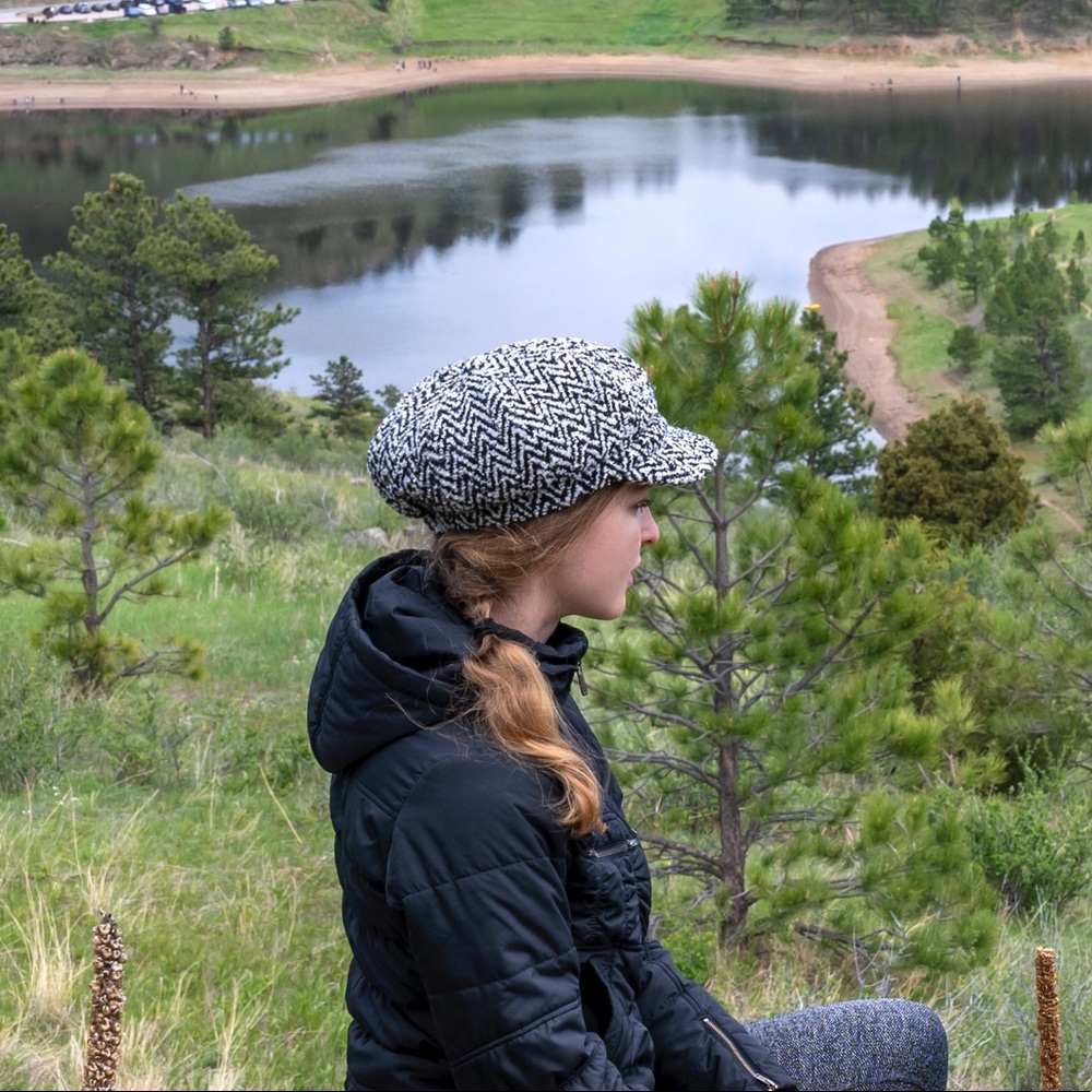 Charlotte Russe Houndstooth Fall Hat